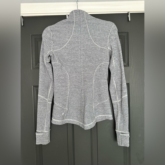 Lululemon Herringbone Jacket Zip Front Size 6 - Picture 4 of 5